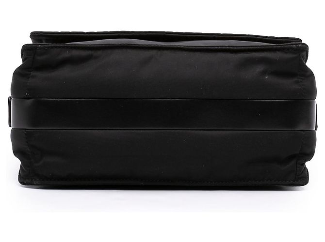 Borsa a tracolla Prada Black Small Re Nylon Trapuntata Traveller Nero - vista 3