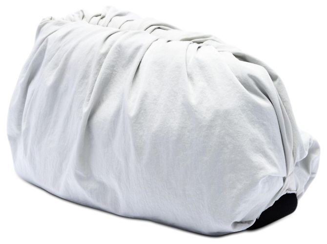 Borsa a tracolla The Body in nylon bianco Bottega Veneta Bianco sporco - vista 2