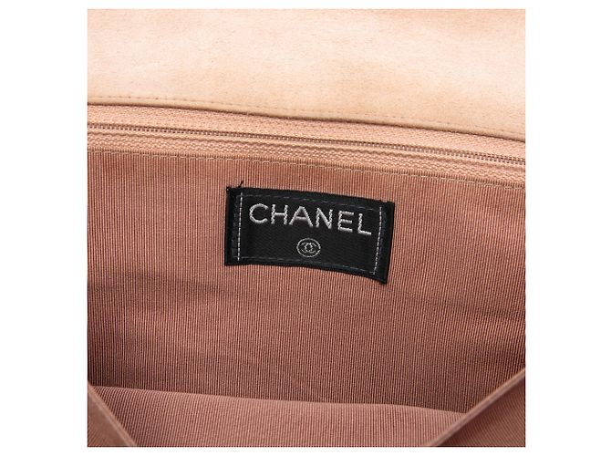 Chanel Brown Choco Bar Suede Mademoiselle Turnlock Flap Marrone Marrone chiaro - vista 5