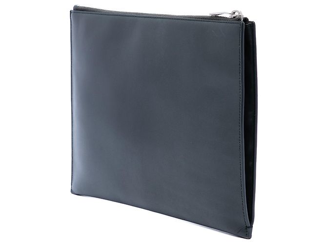 Custodia iPad Monogram in pelle blu Saint Laurent Blu navy - vista 2