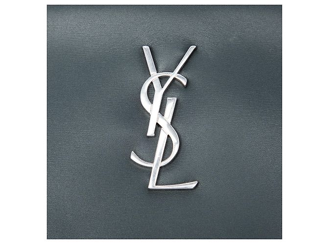 Custodia iPad Monogram in pelle blu Saint Laurent Blu navy - vista 5