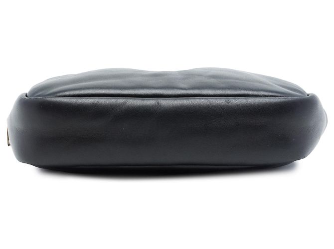 Pochette cosmetica Calypso in agnello imbottito nero con monogramma Saint Laurent, piccola - vista 3