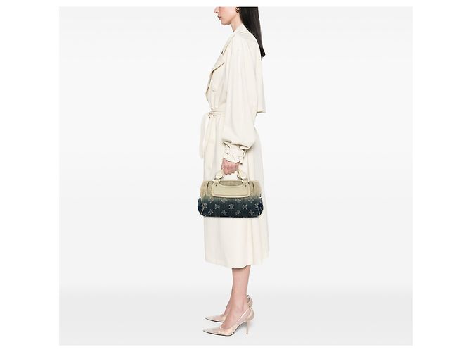 Céline Borsa Celine Blue Macadam Denim Ombre Boogie - vista 6