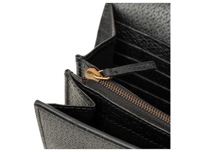 Portafoglio Gucci Dionysus Web Mini in pelle di vitello nera con catena Nero - vista 6