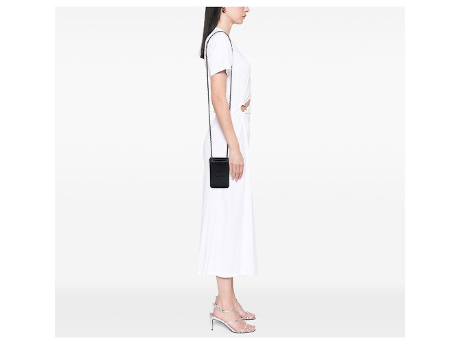 Chanel Schwarzer CC Kalbsleder Handy Crossbody - Ansicht 6