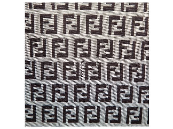 Fendi Beige Zucchino Gefütterte Canvas Tier-Transporttasche - Ansicht 5