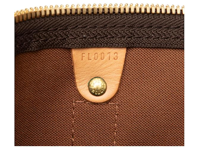 Louis Vuitton Marrone Monogram Keepall 55 - vista 6