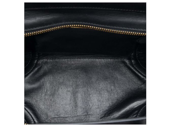 Céline Celine Beige Mini Bicolor Leder Luggage Tote - Ansicht 5