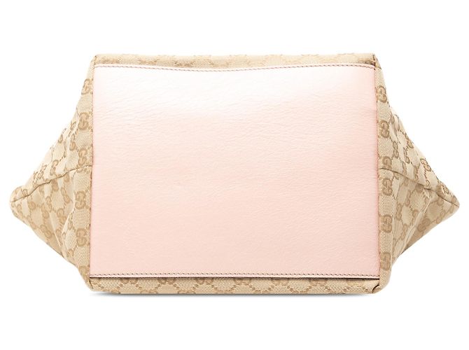 Gucci Beige GG Canvas Web Tote - Ansicht 3