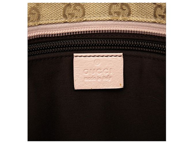 Gucci Beige GG Canvas Web Tote - Ansicht 5