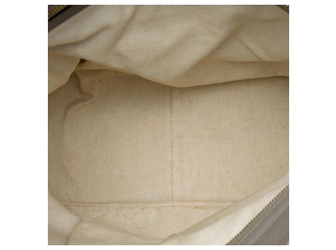 Borsa Tote Bree in tela GG beige e pelle Gucci - vista 4