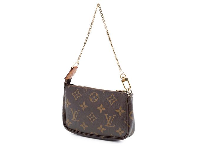 Louis Vuitton Marrone Monogram Mini Pochette Accessoires - vista 2
