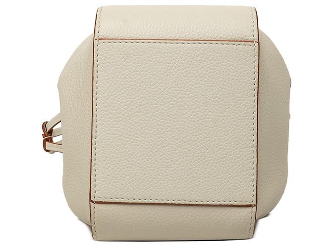 Borsa Hammock LOEWE bianca in pelle di vitello granulata mini Bianco - vista 3