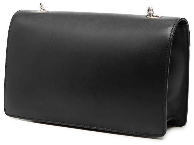 Borsa a tracolla Betty in pelle piccola nera Saint Laurent Nero - vista 2