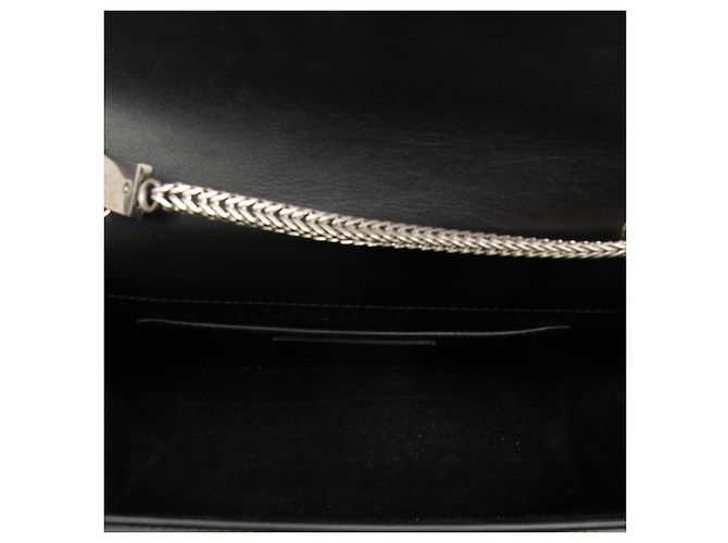 Borsa a tracolla Betty in pelle piccola nera Saint Laurent Nero - vista 4