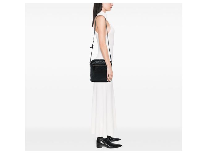 Gucci Black Guccissima Crossbody Nero - vista 5
