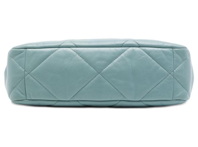 Chanel Blue Large Lambskin 19 Flap Blu chiaro - vista 3