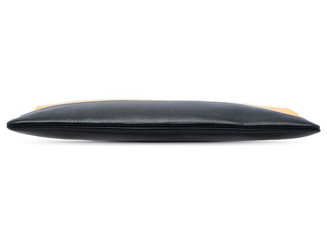 Céline Clutch Solo in pelle bicolore giallo Celine - vista 3