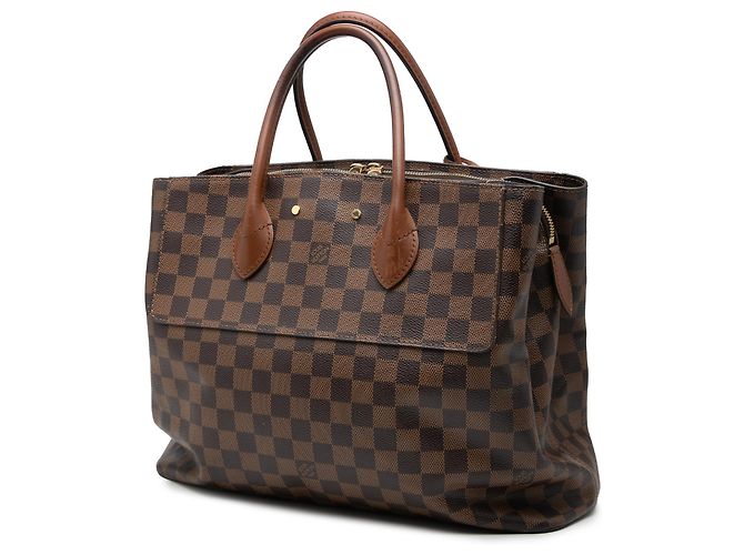 Louis Vuitton Marrone Damier Ebene Ascot - vista 2