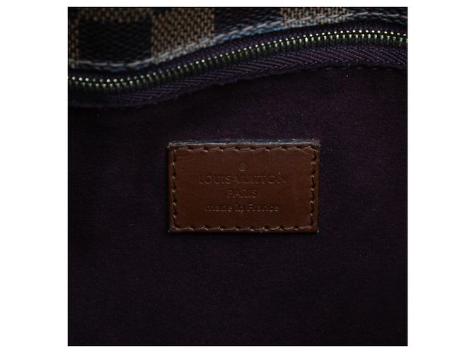 Louis Vuitton Marrone Damier Ebene Ascot - vista 5
