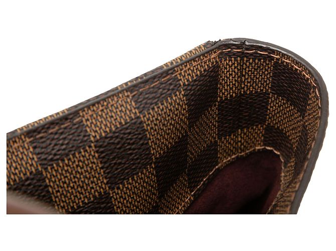 Louis Vuitton Marrone Damier Ebene Ascot - vista 7