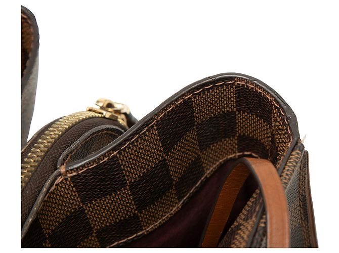 Louis Vuitton Marrone Damier Ebene Ascot - vista 8