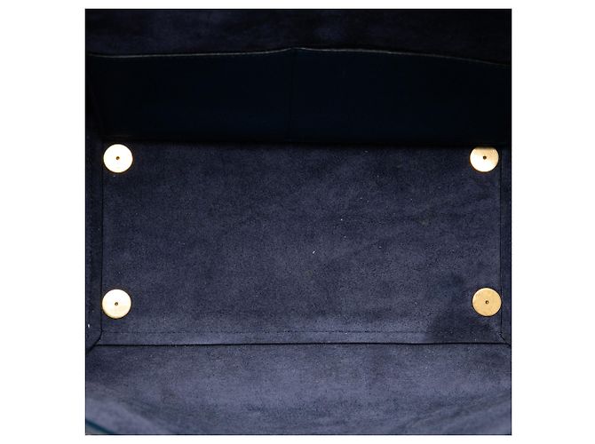 Belt Bag Céline Borsa Belt Celine blu in pelle di vitello granulata mini Blu scuro - vista 4
