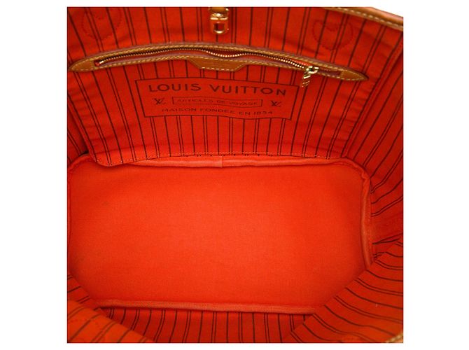 Louis Vuitton Marrone Monogram Neverfull MM - vista 4