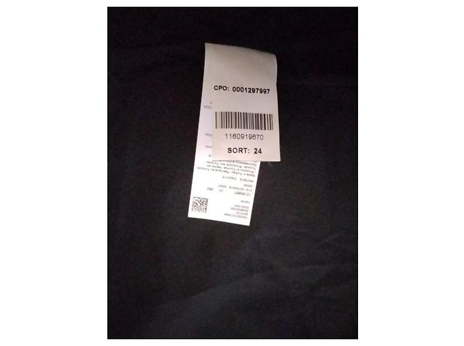 Saia lápis Hugo Boss de mistura de lã Preto Cinza - vista 7
