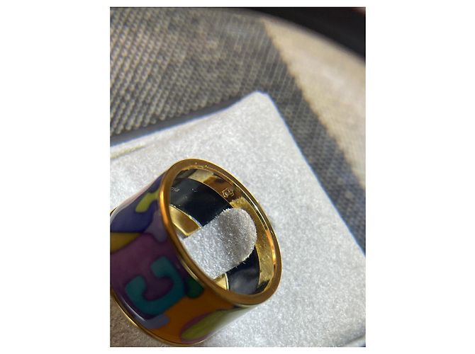 Frey Wille FreyWILLE LOVE Diva Amour Éternel vergoldeter Emaille-Ring Mehrfarben Gold hardware - Ansicht 10