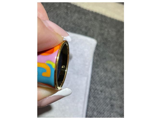 Frey Wille FreyWILLE LOVE Diva Amour Éternel vergoldeter Emaille-Ring Mehrfarben Gold hardware - Ansicht 11
