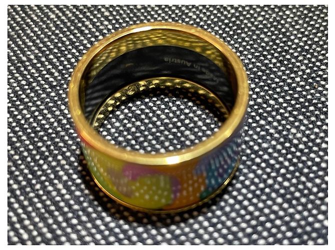 Frey Wille FreyWILLE LOVE Diva Amour Éternel vergoldeter Emaille-Ring Mehrfarben Gold hardware - Ansicht 5
