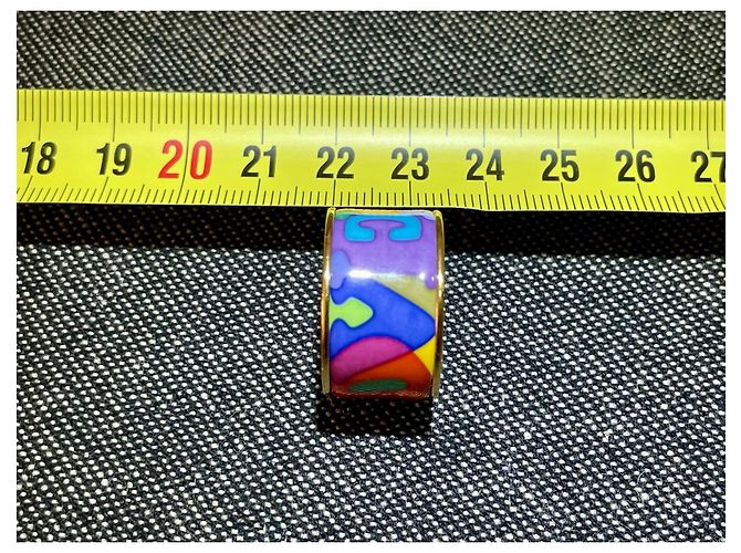 Frey Wille FreyWILLE LOVE Diva Amour Éternel vergoldeter Emaille-Ring Mehrfarben Gold hardware - Ansicht 6