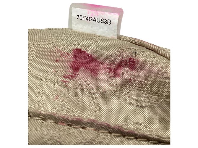 Borsa Michael Kors Aubrey Signature Large in pelle marrone Rosso - vista 8