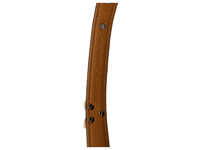 Louis Vuitton Essential V Bracelet in Brown Coated Canvas Red - view 4