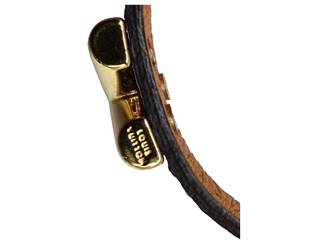 Louis Vuitton Essential V Bracelet in Brown Coated Canvas Red - view 6