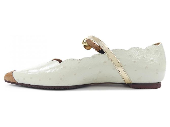 Marni Lederschuhe Beige - Ansicht 2