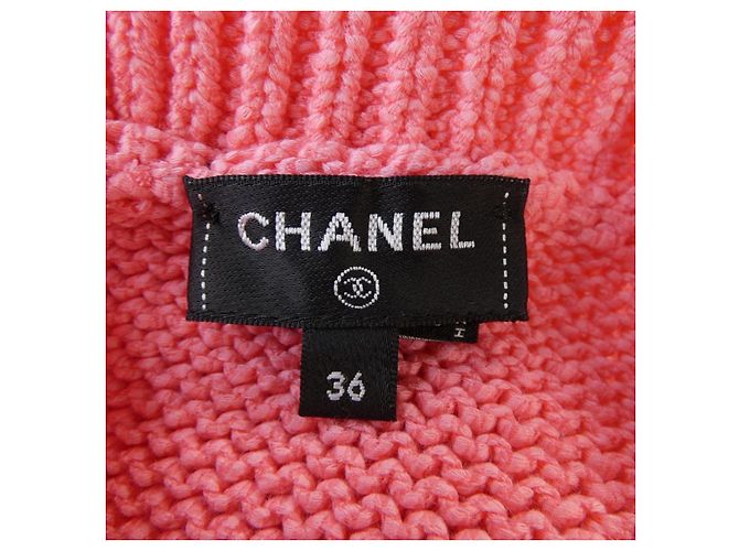 Top de punto Chanel Rosa - vista 5