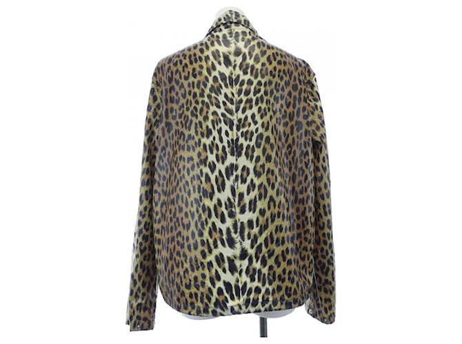 Céline Blouson de cuero CELINE Castaño - vista 2