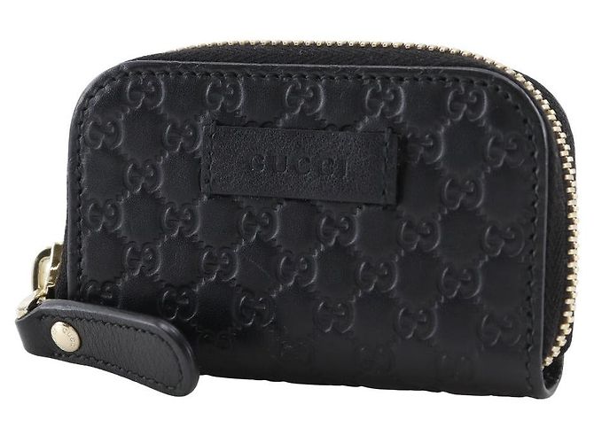 Monedero de piel GG Micro Shima Gucci Negro - vista 2