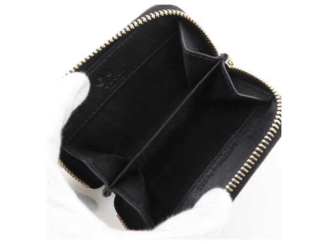 Monedero de piel GG Micro Shima Gucci Negro - vista 5