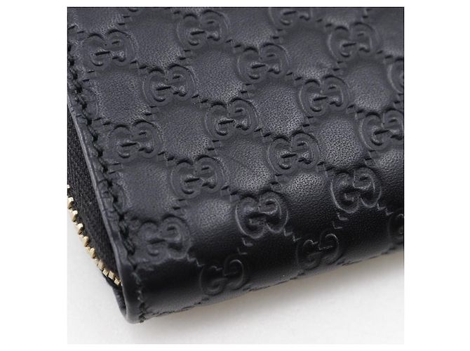 Monedero de piel GG Micro Shima Gucci Negro - vista 6