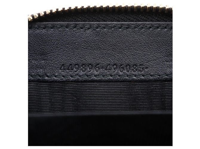 Monedero de piel GG Micro Shima Gucci Negro - vista 8