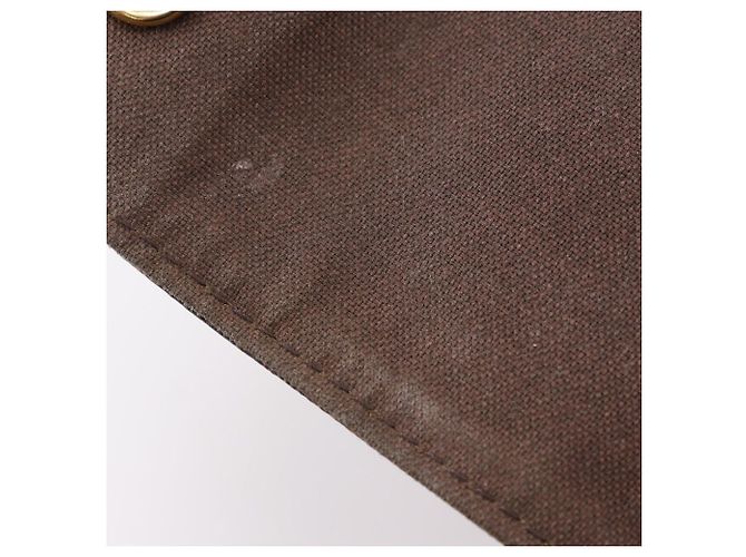 Borsa a tracolla Louis Vuitton Naviglio in tela Damier Marrone - vista 10