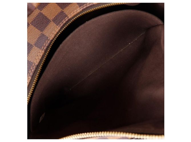 Borsa a tracolla Louis Vuitton Naviglio in tela Damier Marrone - vista 9