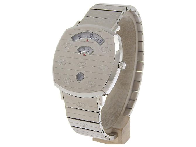Reloj Gucci Grip en acero inoxidable Plata - vista 2