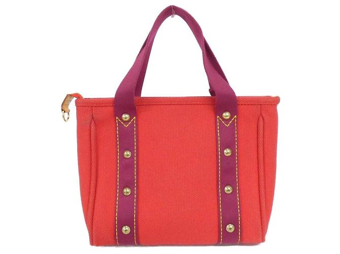 Borsa Tote in tela Antigua Louis Vuitton Rosso - vista 2