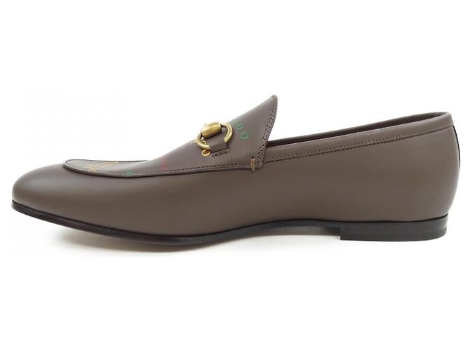 Tênis de couro Gucci Marrom - vista 2