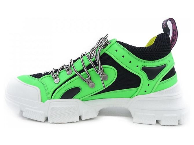 Sneakers Gucci Nero Verde - vista 2