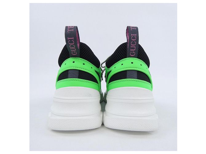Sneakers Gucci Nero Verde - vista 5
